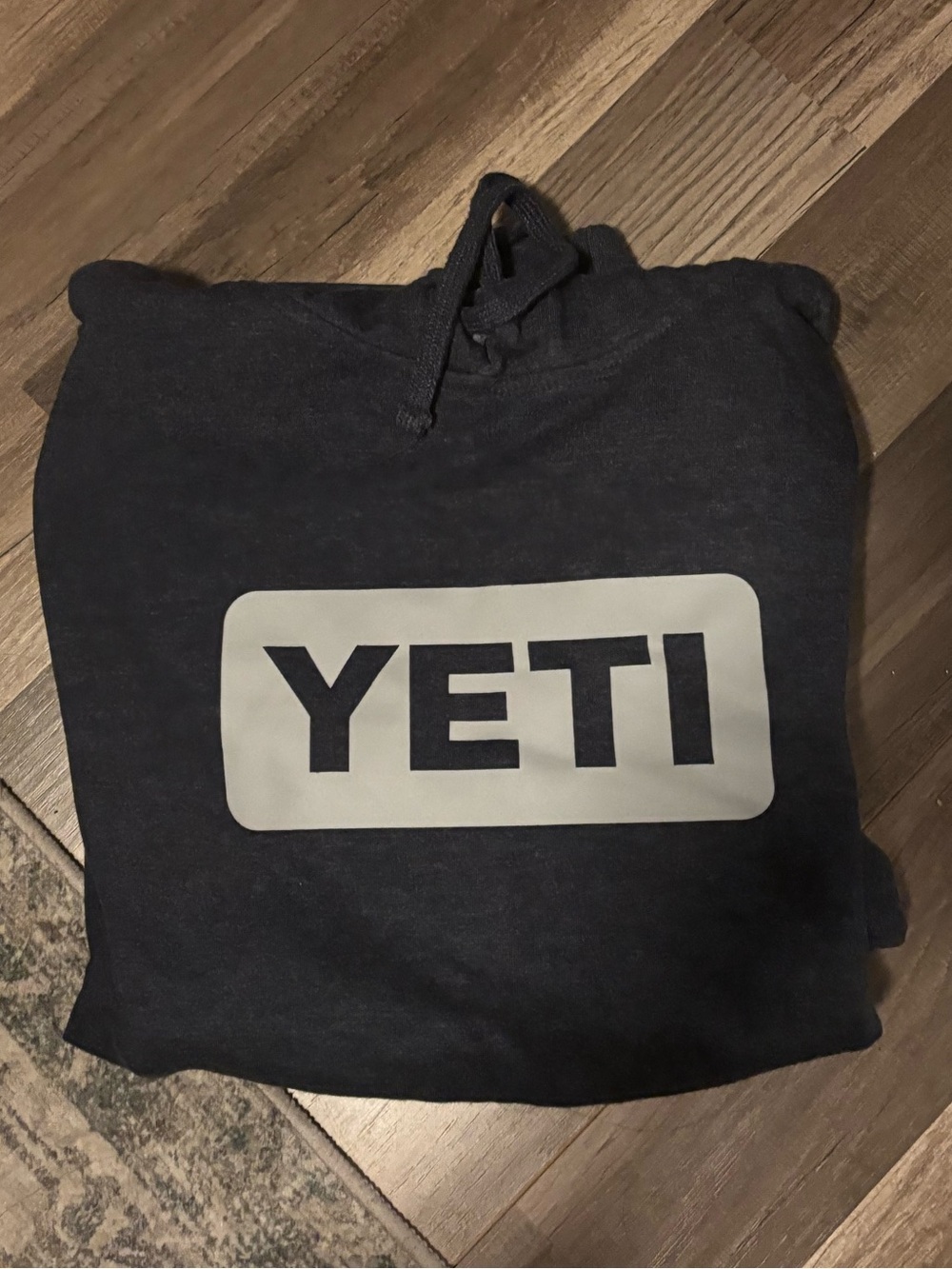 Yeti Men's Navy Crewneck Sweatshirt with White Logo